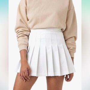 NWT White Pleated Tennis Skirt